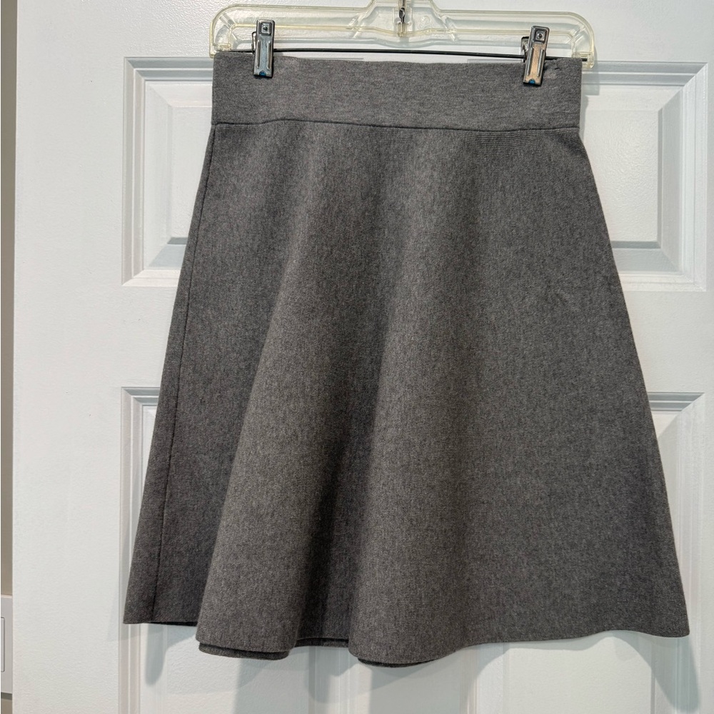 Ann Taylor Heather Gray Skirt XS